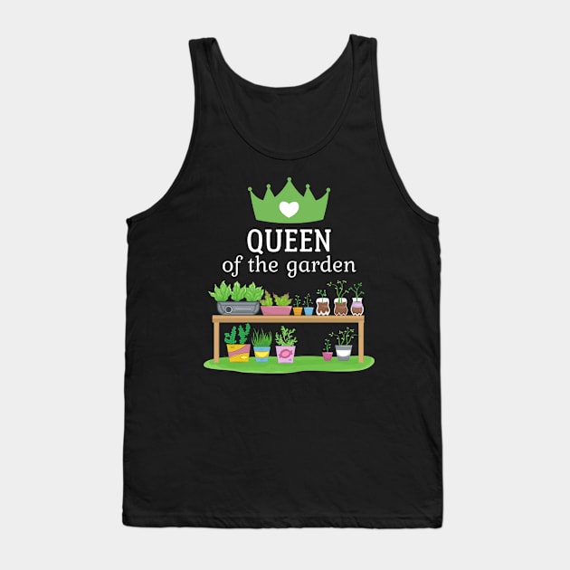 Queen Of The Garden print Tank Top by Eduard Litvinov